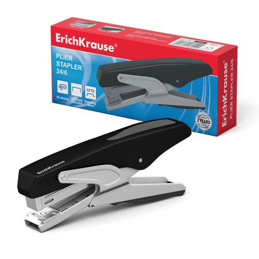 Picture of ERICHKRAUSE STAPLER PLIER <30 SHEETS BLACK - NO.24/6